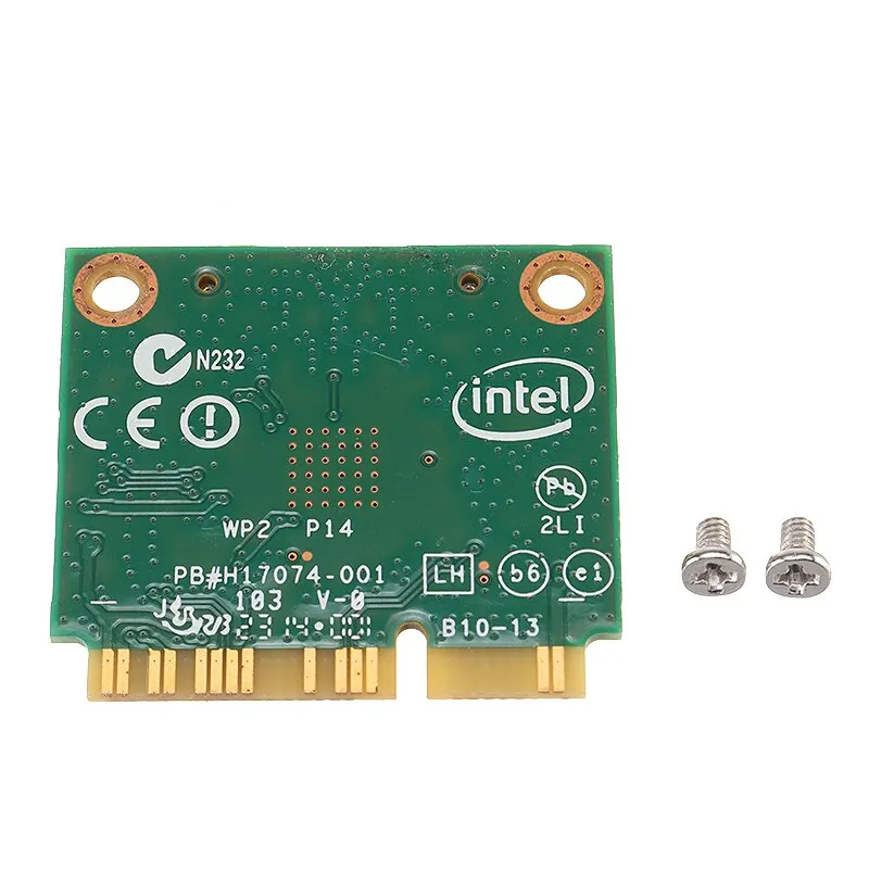 2.4 / 5GHz Çift Bantlı Kablosuz PCI-E Ağ Kartı Intel 7260HMW AC Mini Dizüstü Bilgisayar Kartları Windows 7/8/10 Görüntü 2