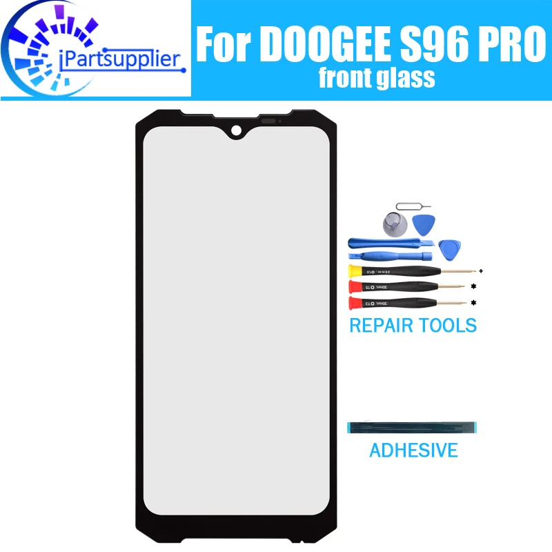 DOOGEE S96 PRO Ön Cam ekran lensi 100 % Orijinal Ön Dokunmatik Ekran Cam Dış Lens DOOGEE S96 PRO Telefon + Araçları Görüntü 0