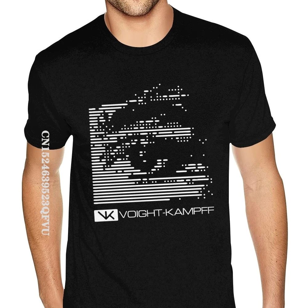 Doğum günü Blade Runner Voight Kampff Gömlek Erkekler Gotik Tarzı Anime Tshirt Premium Pamuk Gotik Tarzı T Shirt Görüntü 0