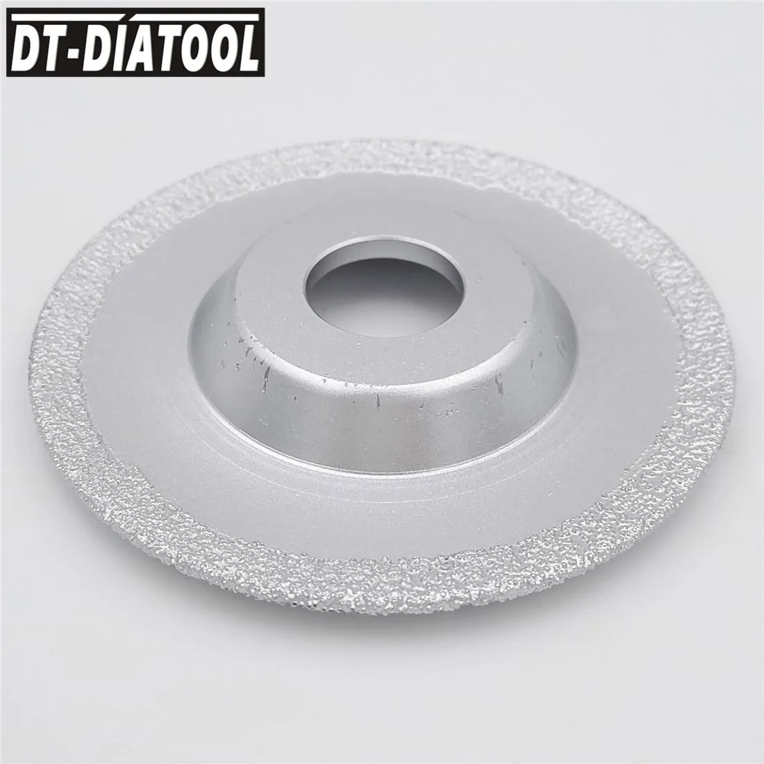 DT-DIATOOL Vakum Kaynaklı elmas taşlama diski Kuru veya ıslak Tüm taş ve inşaat malzemeleri için daha hızlı ve daha uzun ömür Görüntü 4