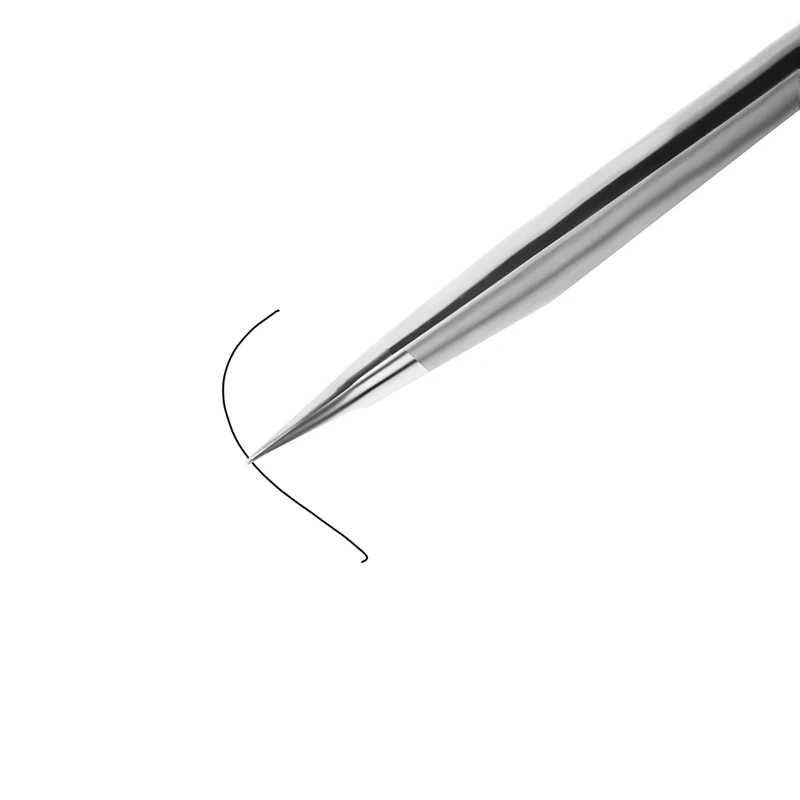 Hassas cımbız Paslanmaz çelik parmak izi sinek Tel Cımbız Elektronik Telefon Tamir Araçları Görüntü 3