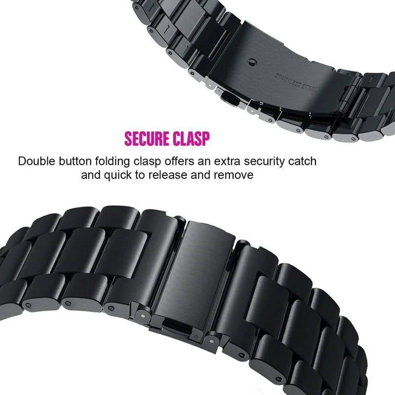 Hızlı Serbest Bırakma Paslanmaz Çelik Watchband Fosil Dizel DZ Erkekler Kadınlar saat kayışı Bilek Kayışı Bilezik 18mm 20mm 22mm 23mm 24mm Görüntü 1