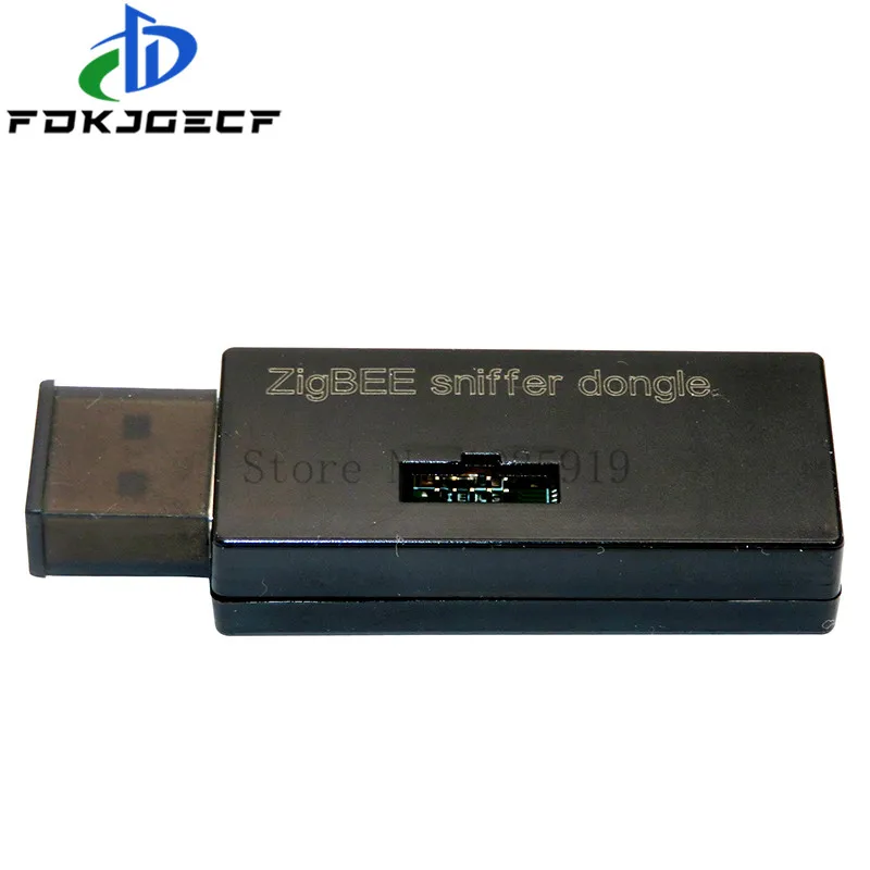 Kablosuz Zigbee CC2531 CC2540 Sniffer Çıplak Kurulu Paket Protokol Analizörü USB Arayüzü Dongle Yakalama Paket Modülü Siyah Kabuk Görüntü 0