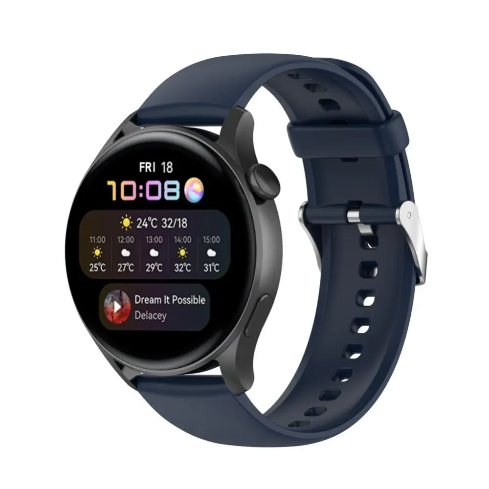 Kayış Huawei Watch3 Pro Band Spor Silikon Değiştirilebilir Bilek Kayışı Moda Bilezik Saat Kayışı için huawei izle GT 2 Pro Görüntü 0