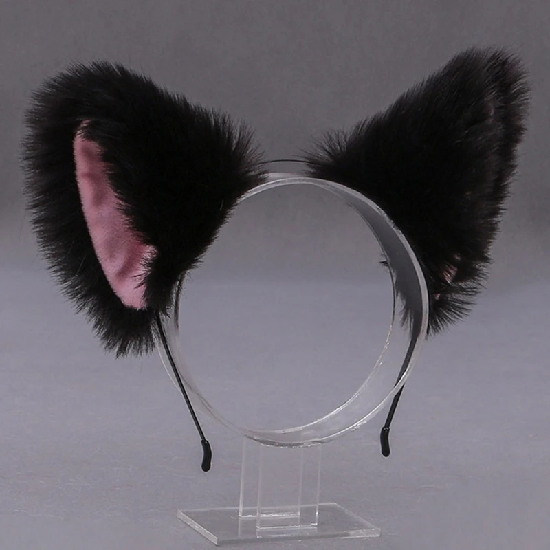 Kedi Kulaklar Anime Lolita saç aksesuarları Kulaklar Kafa Bandı Cosplay Kawaii Peruk Gotik Headdress Kawaii Aksesuarları Parti Şapkalar Hediyeler Görüntü 3