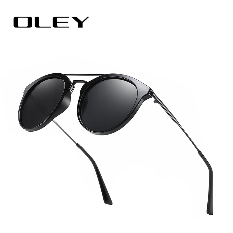 OLEY TR90 Vintage Erkekler Güneş Gözlüğü Polarize Oval Çerçeve güneş gözlüğü Kadın Erkek Moda Klasik Unisex Gözlük Oculos De Sol Görüntü 0