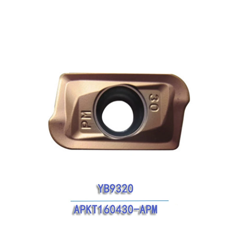 Orijinal APKT160408-APM YB9320 APKT 160408 CVD Karbür Freze Pozitif Bıçak Karbür Uçlar Torna Araçları Kesici CNC Görüntü 0
