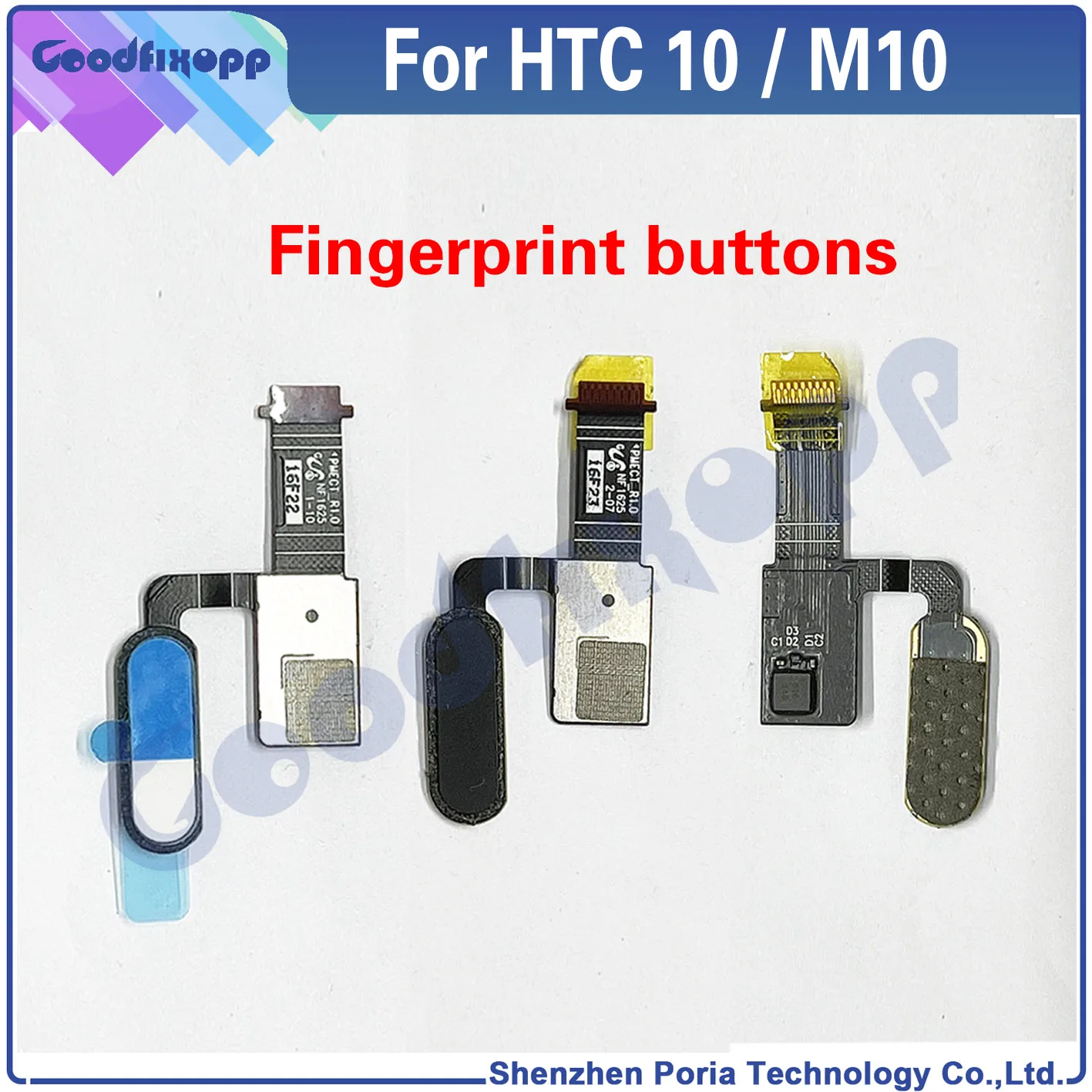 Orijinal HTC 10 M10 Cep Telefonu Ev Düğmesi Parmak İzi Dokunmatik KİMLİĞİ sensör esnek kablo Şerit HTC M10 M10h Görüntü 0