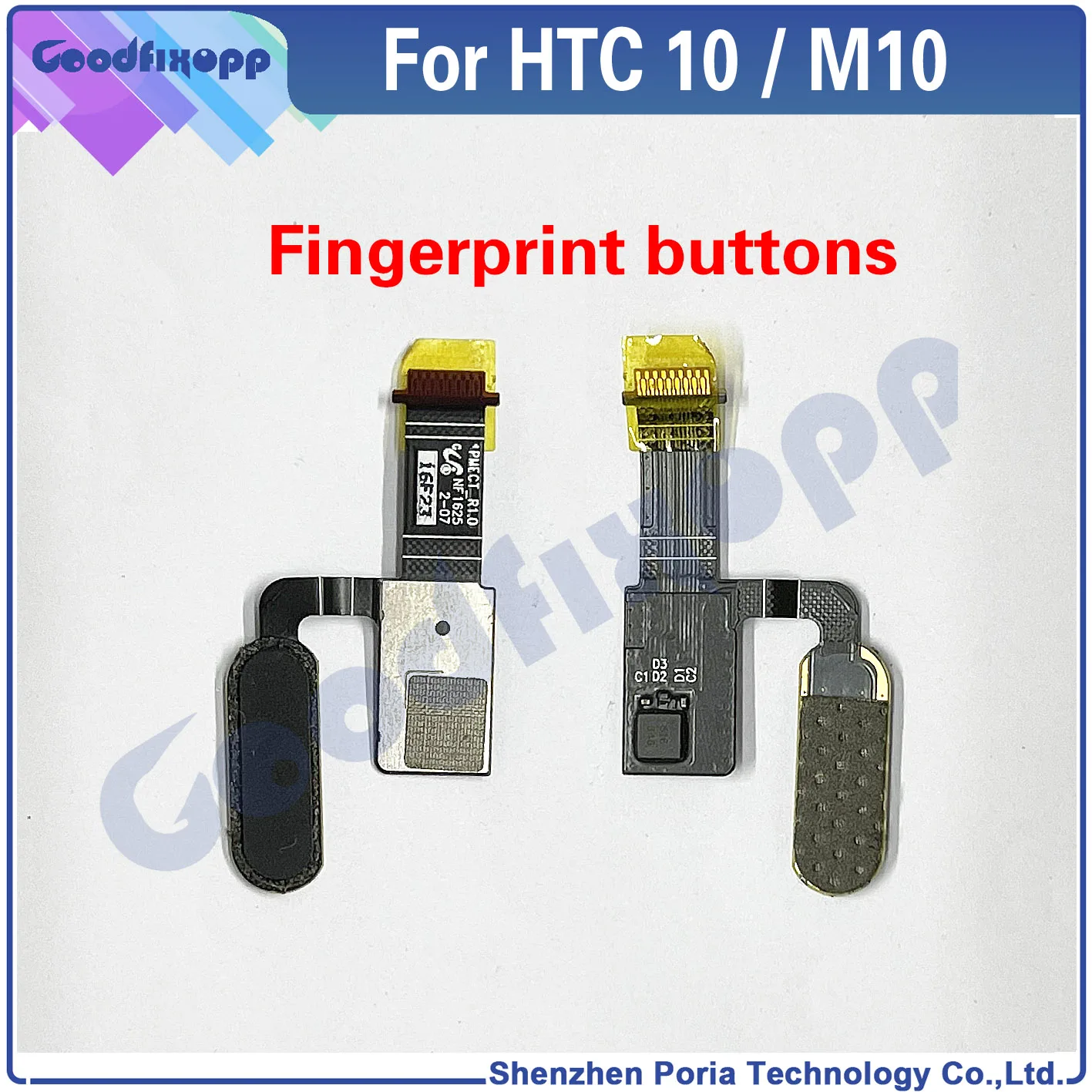 Orijinal HTC 10 M10 Cep Telefonu Ev Düğmesi Parmak İzi Dokunmatik KİMLİĞİ sensör esnek kablo Şerit HTC M10 M10h Görüntü 1