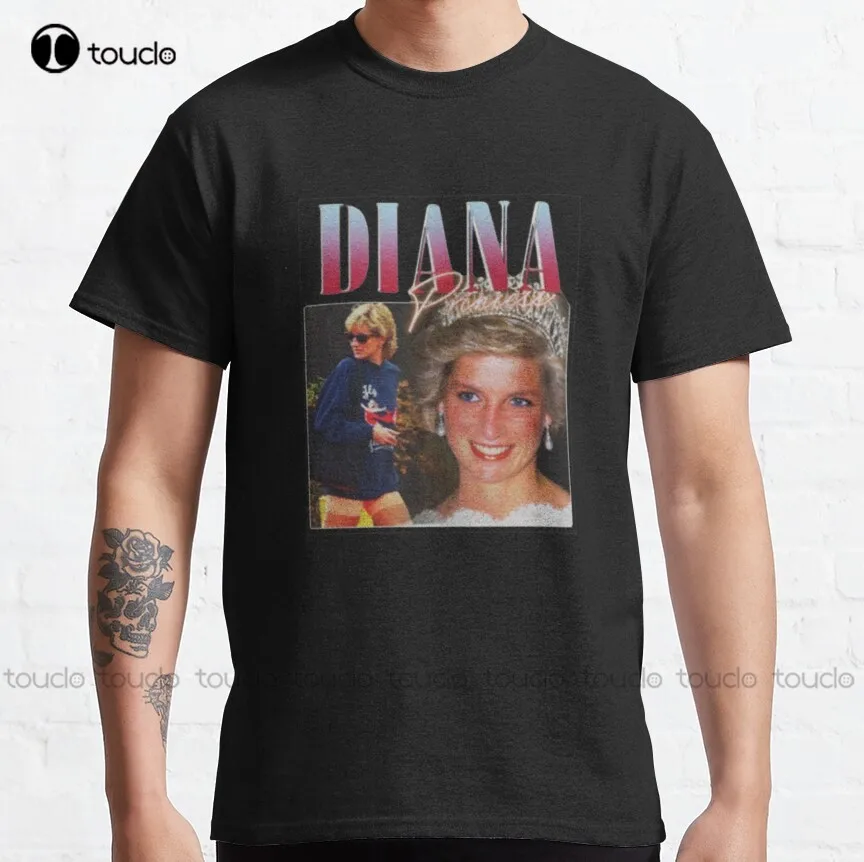 Prenses Diana Rap Hip Hop Prenses Diana 90S Retro Vintage klasik tişört Özel Yetişkin Genç Unisex Moda Komik Yeni Xs-5Xl Görüntü 0