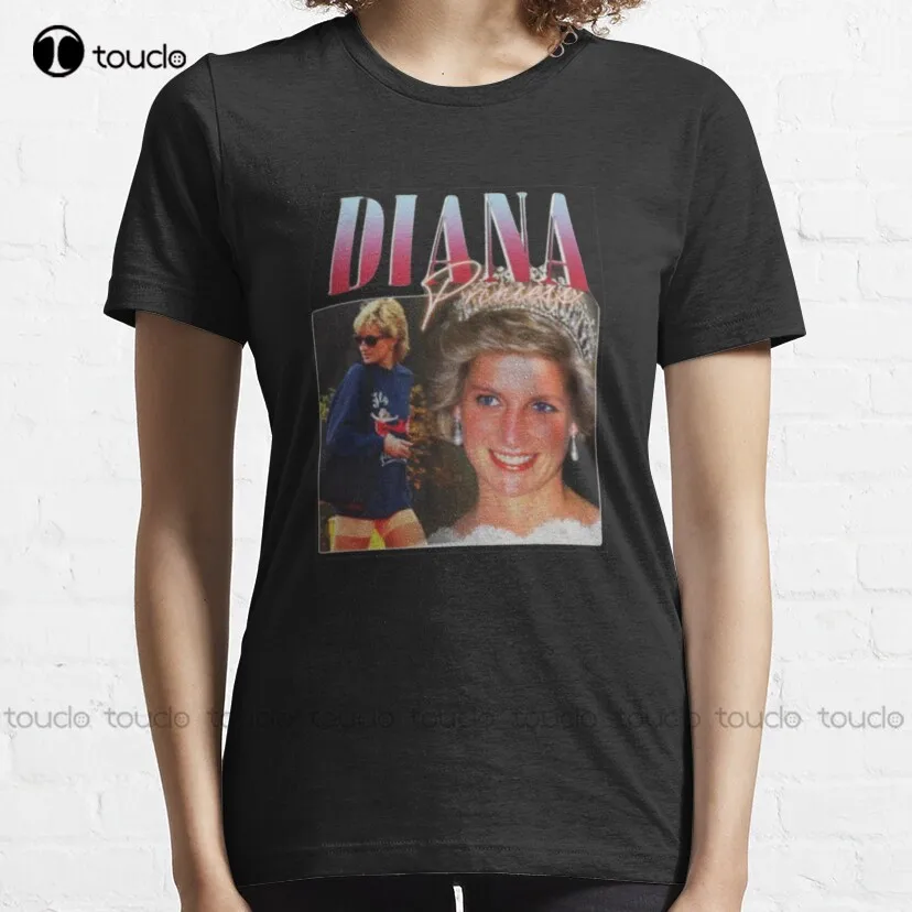 Prenses Diana Rap Hip Hop Prenses Diana 90S Retro Vintage klasik tişört Özel Yetişkin Genç Unisex Moda Komik Yeni Xs-5Xl Görüntü 1
