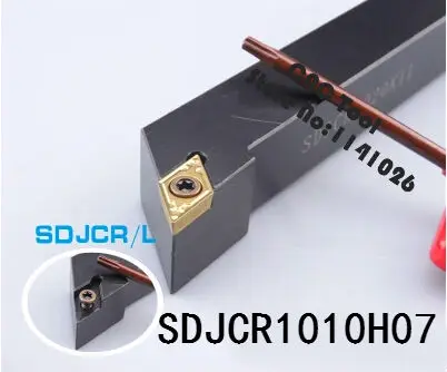 SDJCR1010H07 / SDJCL1010H07 10mm Metal Torna Kesme Aletleri Torna Makinesi CNC Torna dış torna Takım Tutucu SDJCR / L Görüntü 0