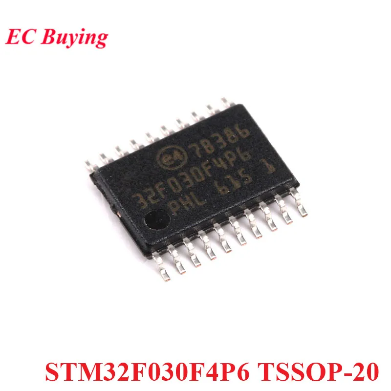 STM32F030F4P6 SMD TSSOP-20 STM32F 030F4P6 STM32F030 KOL Cortex-M0 32 bit Mikrodenetleyici STM32F030F MCU Çip IC Denetleyici Görüntü 0