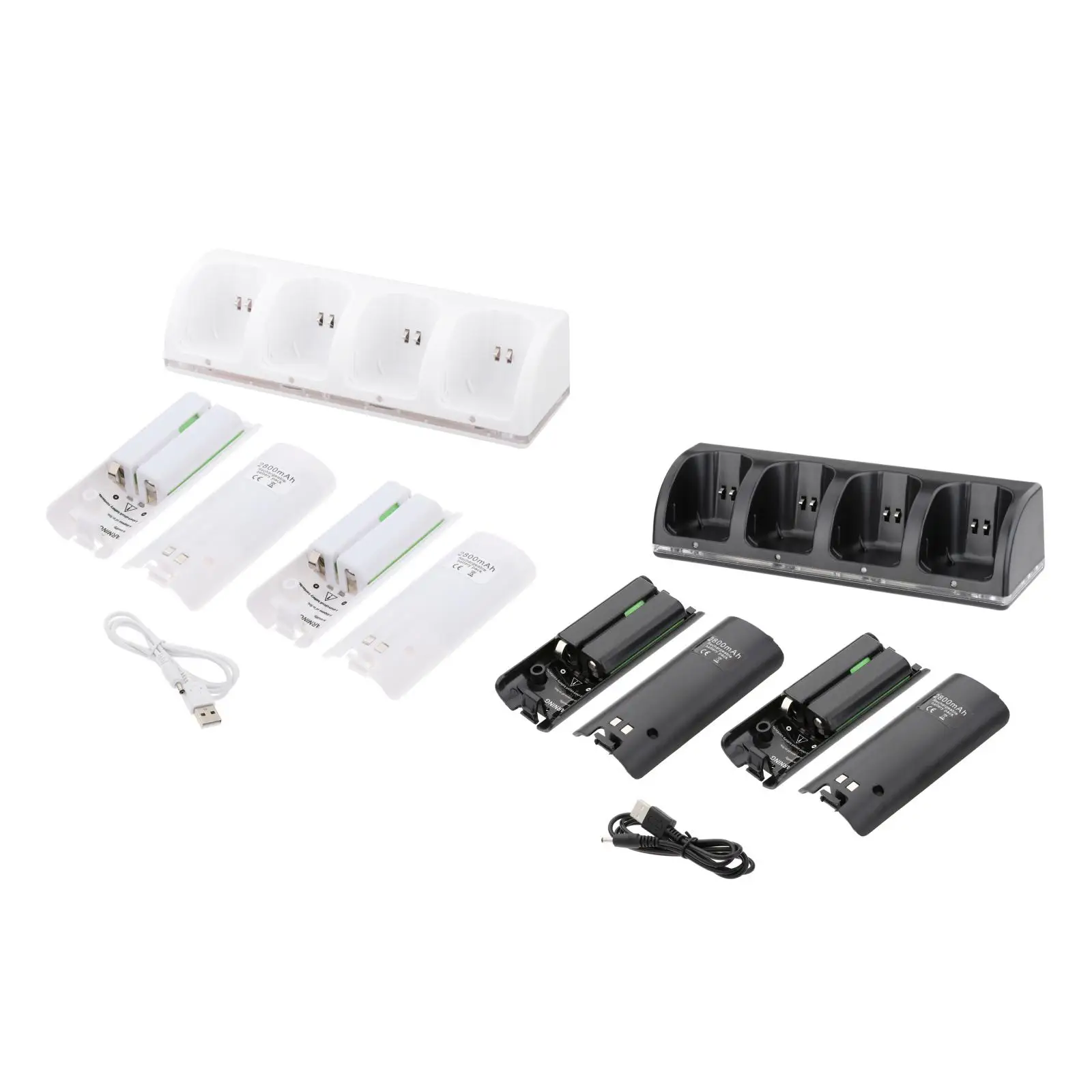 Şarj edilebilir pil Paketi Şarj Nintendo Wii Wii U Wii U Uzaktan Kumanda Kontrolörü Gamepad Bateria Oyun Pedi Standı Pil Görüntü 0